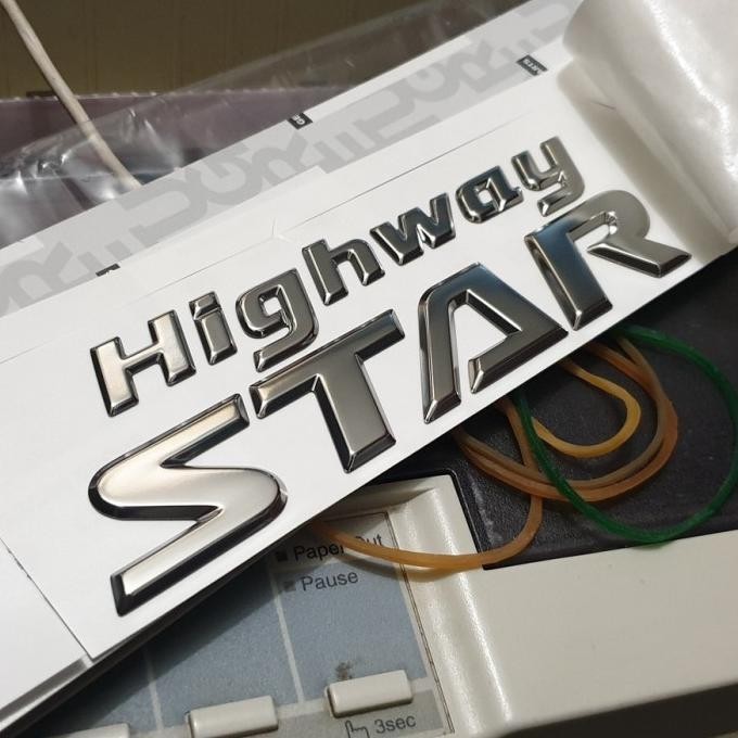 Emblem Bagasi " Highway Star " Hws Livina Hws Serena Hws