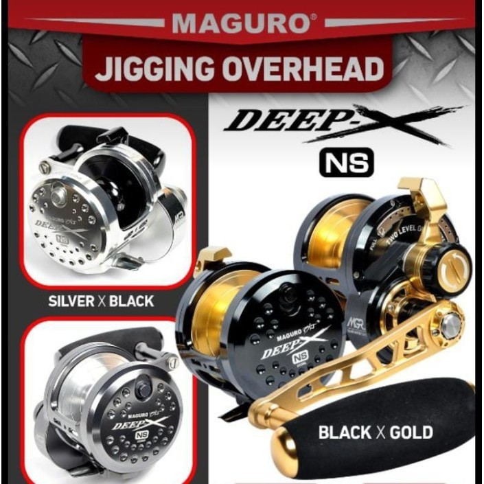 Reel jigging maguro Deep X NS 400NL 500NL 600NL 600NLP handle kiri