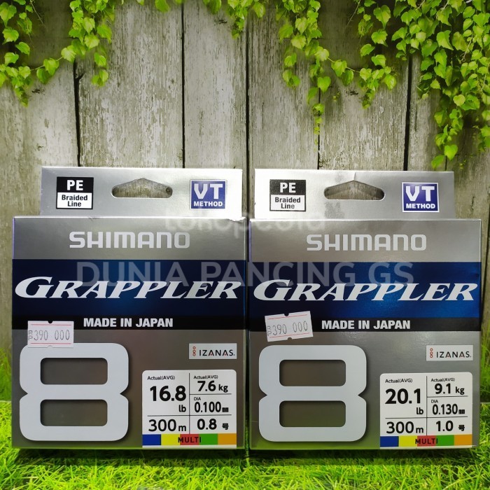 Senar PE Shimano Grappler Made in Japan X8 Pilih Ukuran