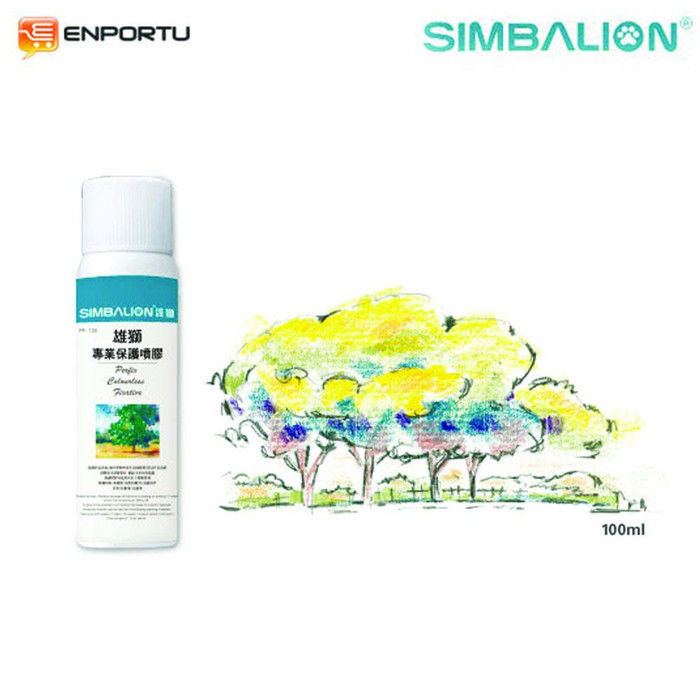 

Simbalion Fixative Varnish Pelindung Lukisan Pf-120