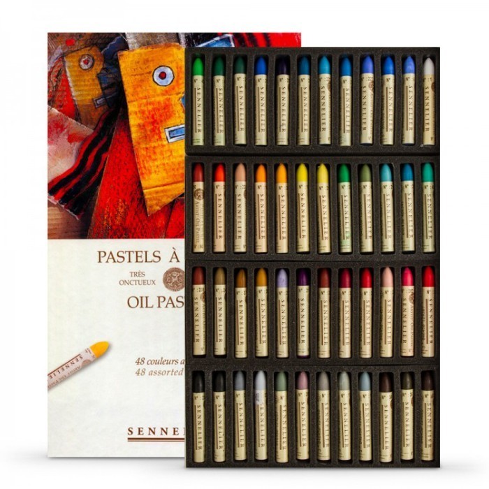 

Sennelier Artist Oil Pastel Color Stick Set 48 Cardboard Standard Size