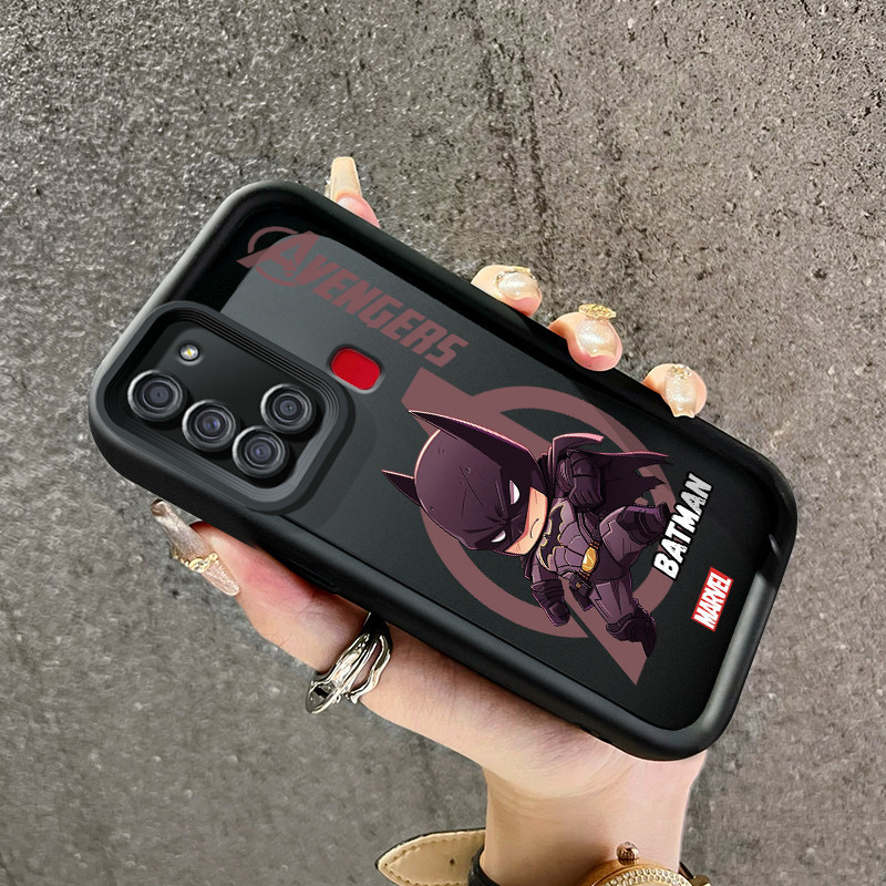 Casing Hp Samsung Galaxy A21S Case hp ponsel motif kartun The Hulk Casing lunak inklusif Kesing Anti