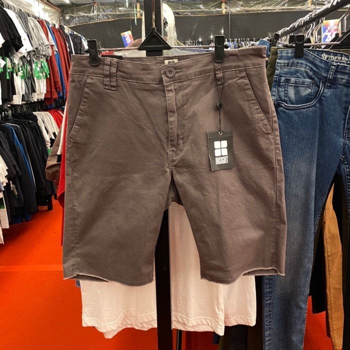 Hards Celana Pendek Insight Chinos Whitakers Dark Charcoal Original