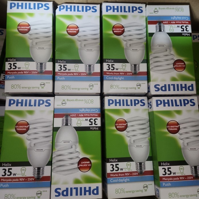 Lampu Philips Spiral 35W Tornado 35 Watt Helix 35W Putih