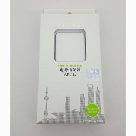 OPPO Travel Charger AK717 Output 2A include Kabel Data Micro USB - Wonderland Store Bandung