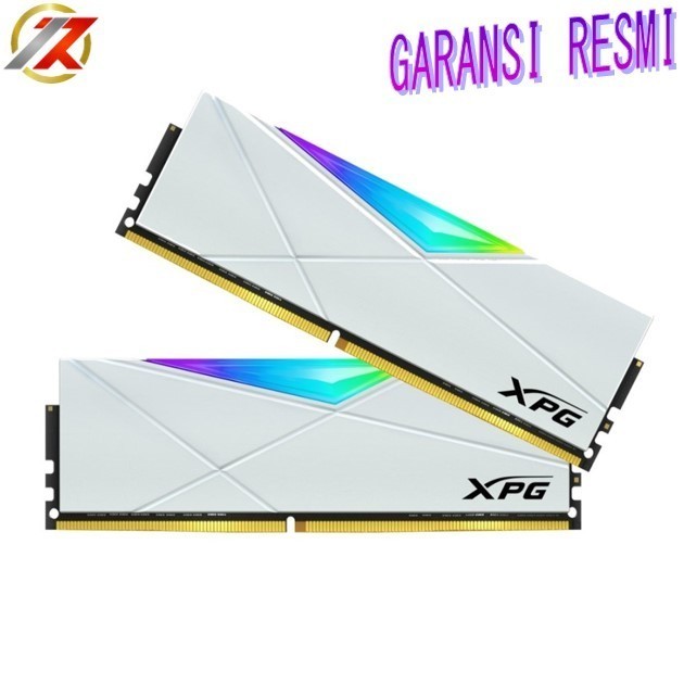 Adata Xpg Spectrix D50 32Gb (2X16Gb) 3200Mhz Ddr4 Rgb (White)