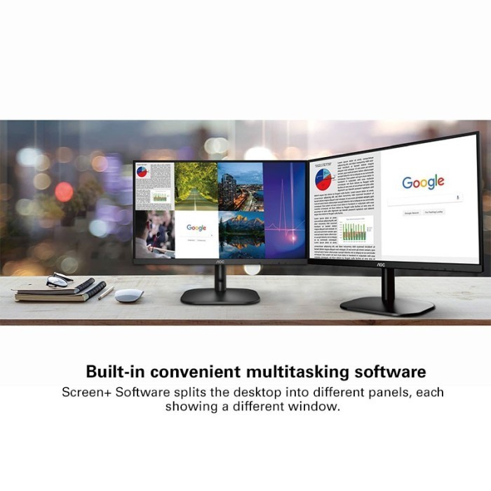 Monitor Led Aoc 24B2Xhm 24" Va 1080P 75Hz Vga Hdmi Vesa