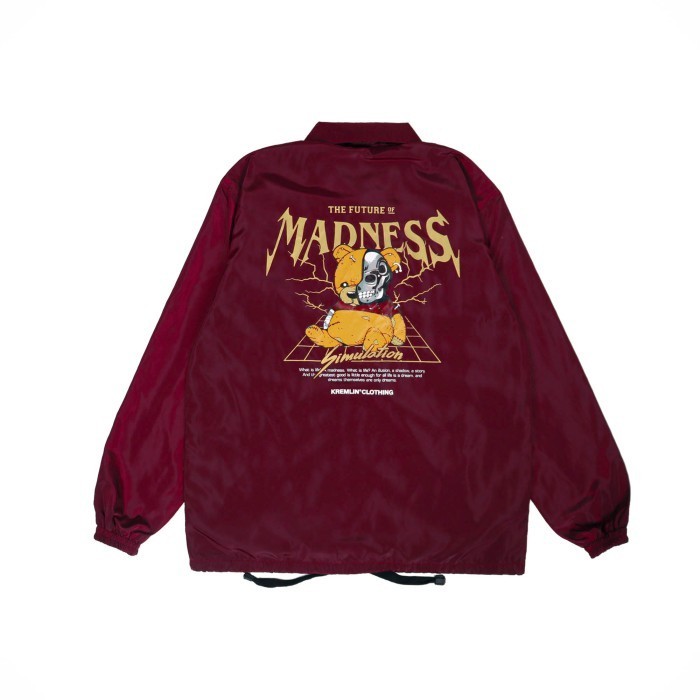 Kremlin Coach Jacket Maroon - Simulation