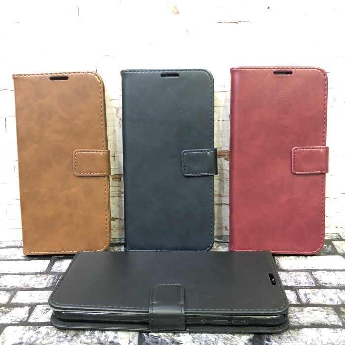 Flip Cover Samsung A11/M11 Sarung Buku Hp Dompet Case Casing Fs