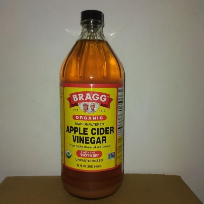 

Bragg apple cider vinegar 946ml / cuka apel original P19A