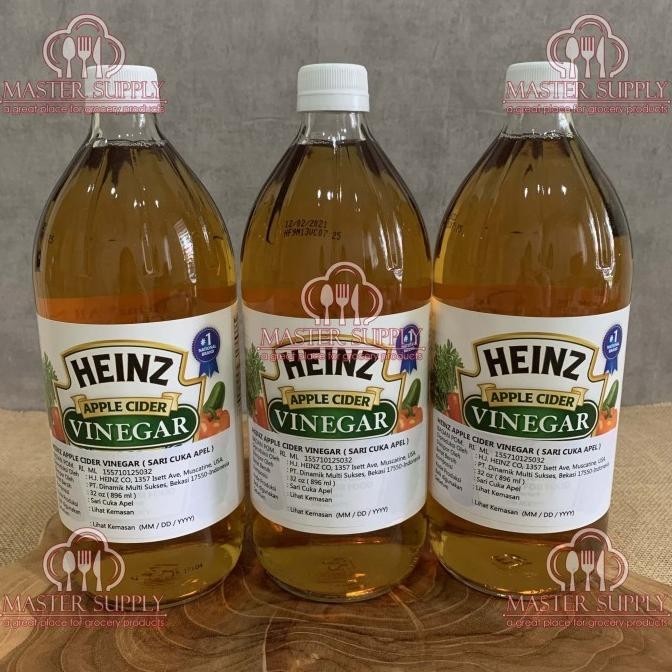 

HEINZ APPLE CIDER VINEGAR 896 ML / CUKA APEL / UKURAN 32 OZ P19A