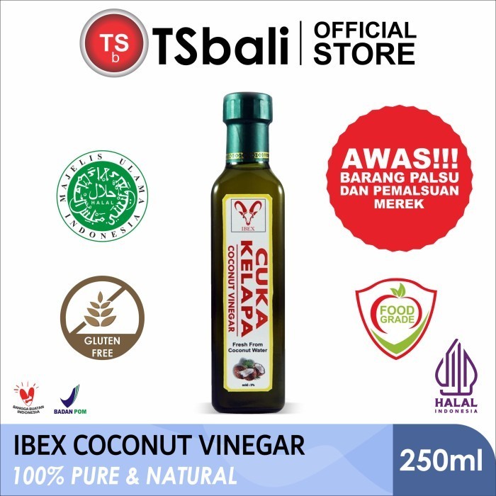 

Cuka Air Kelapa / Coconut Vinegar Murni & Ala 250Ml - Ibex