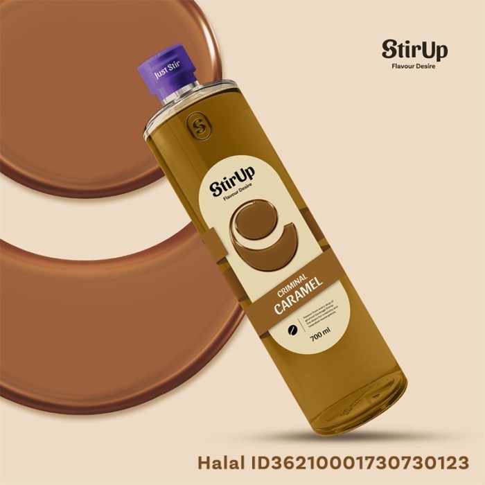 

StirUp Criminal Caramel - Gourmet Syrup Rasa Caramel