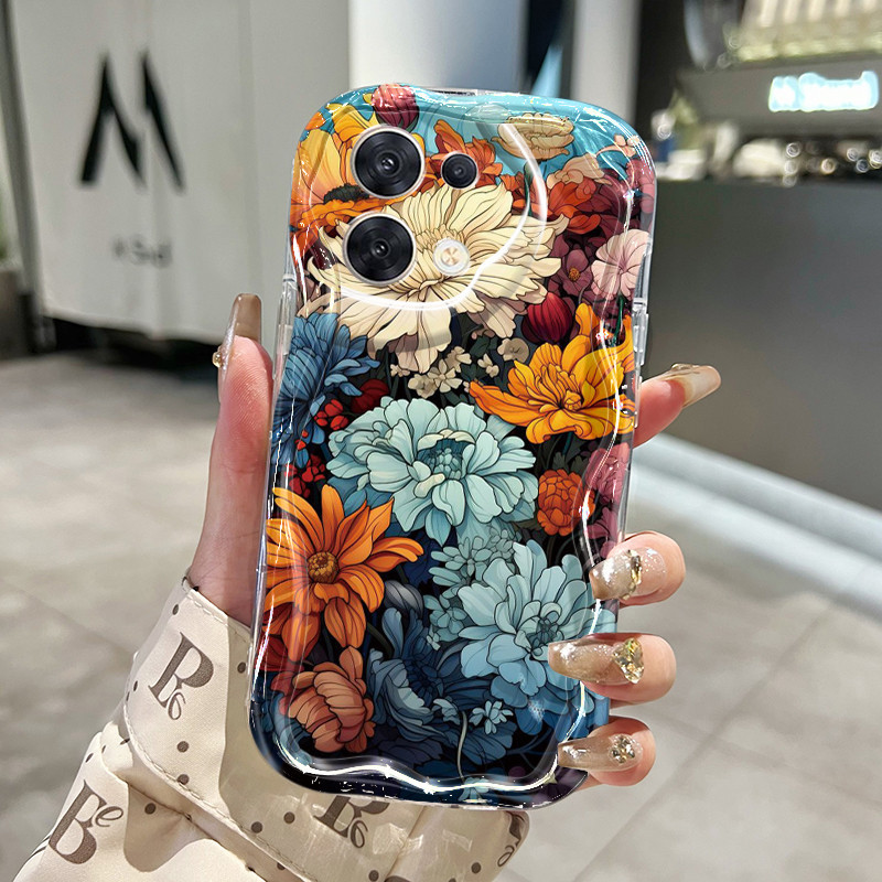 Casing Hp OPPO Reno 8 5G Reno 8 Pro 5G Reno 8T 5G A1 Pro 5G CCase Semua jenis bunga pola silikon bar