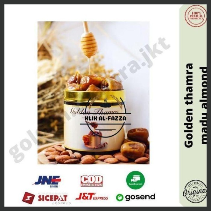 Kurma Golden Thamra sukari madu dan almond