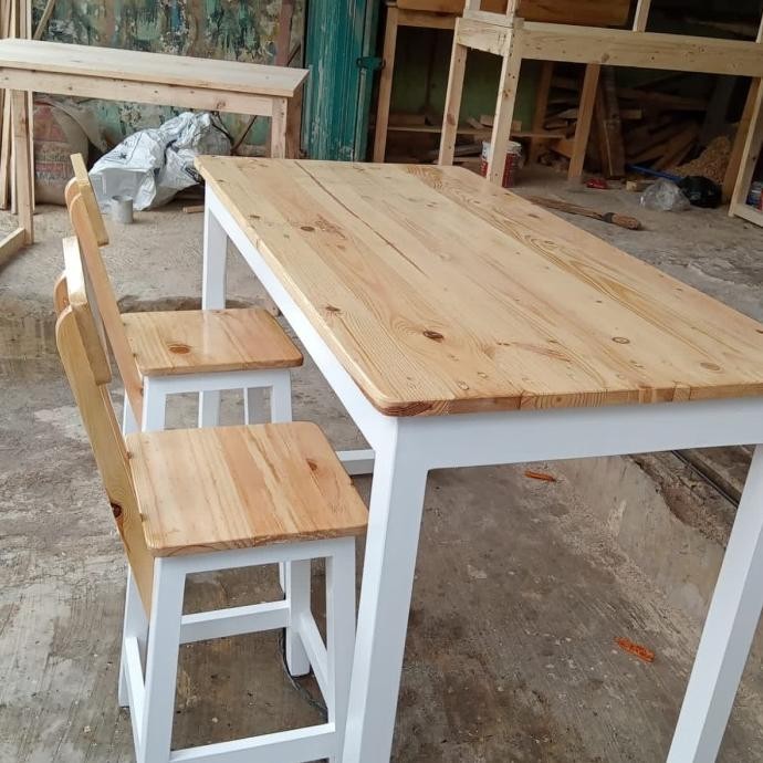 SET MEJA MAKAN CAFE RESTO +2 KURSI SENDER RYANALTHARIO13