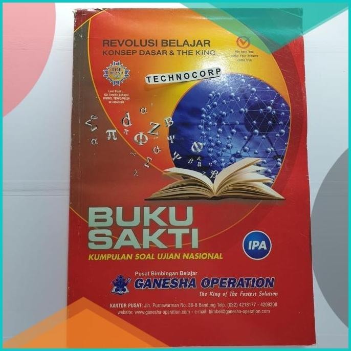 BUKU SAKTI IPA GANESHA OPERATION SOAL KUMPULAN UJIAN NASIONAL ORIGINAL