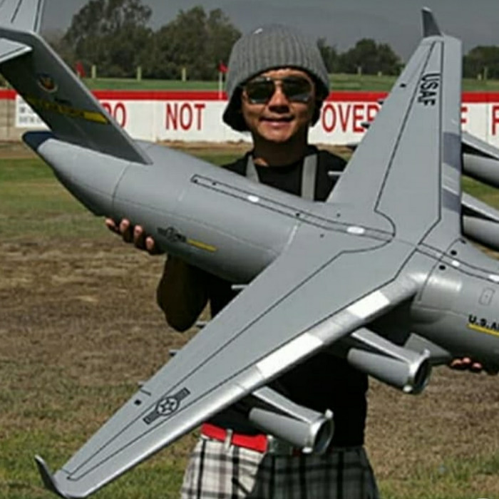 Jet/Edf/Elektrik/Rc/Pesawat/Hobi/Mainan/Globe Master/C17