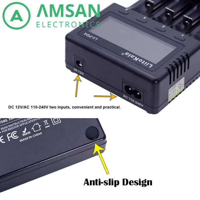 Liitokala Lii-Pd4 Universal Li-Ion Lifepo4 Litokala