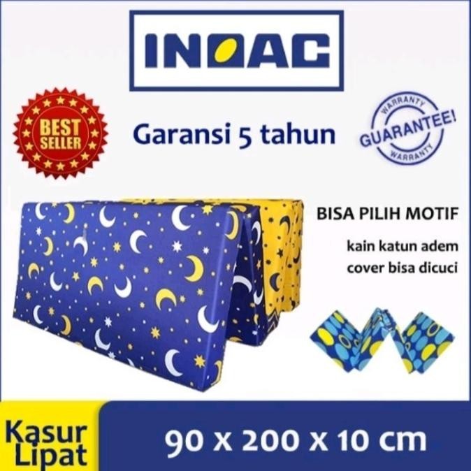 Promo Terbatas Kasur Lipat Inoac Tebal 10Cm Kasur Lantai Kasur Lipat / Almoeradell