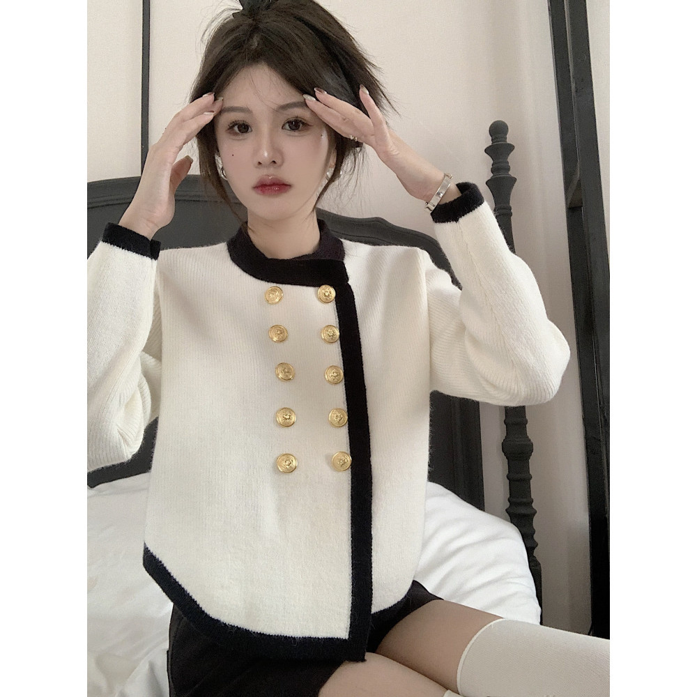 Women's Chic Chanel-Style Irregular Knitting Cardigan