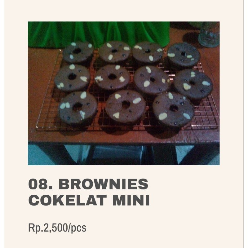 

Brownies Coklat Mini