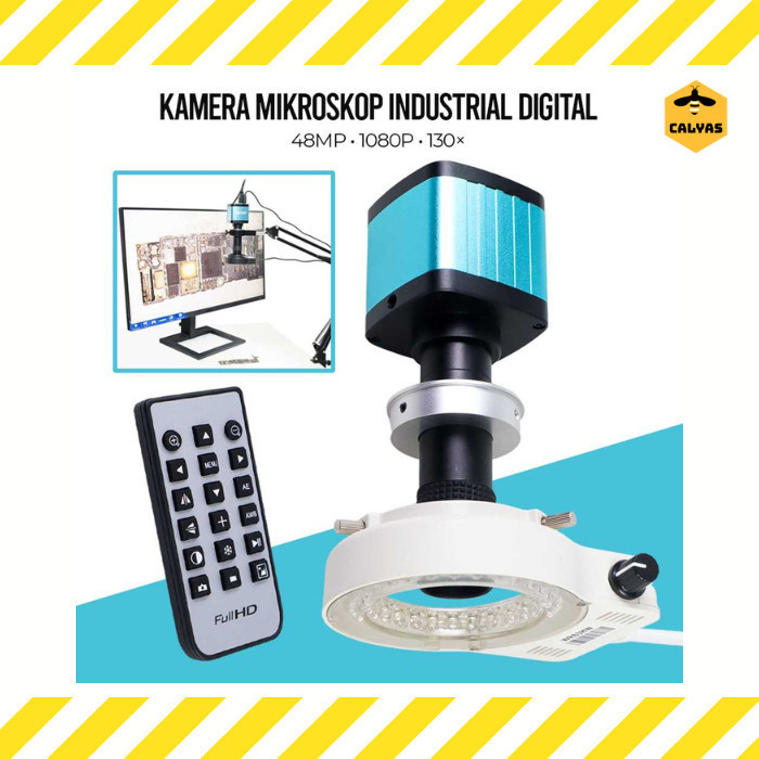 Kamera Mikroskop Industrial Digital 48Mp 1080P 130X