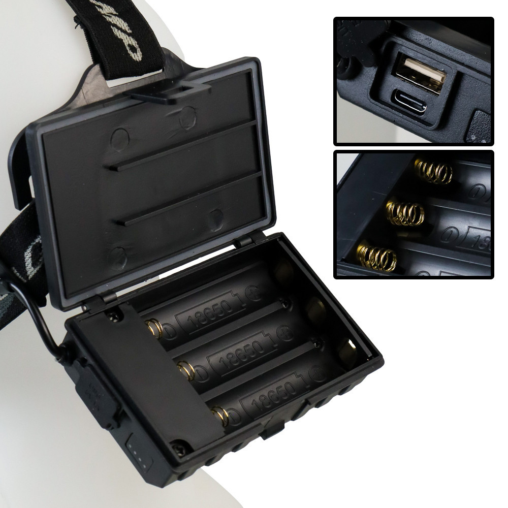 Senter Headlamp LED XHP70 1000 Lumens - P70