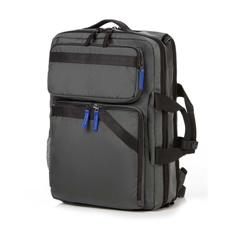 Samsonite Red Lukout 3Ways Laptop Backpack Tas Ransel Pria - Grey