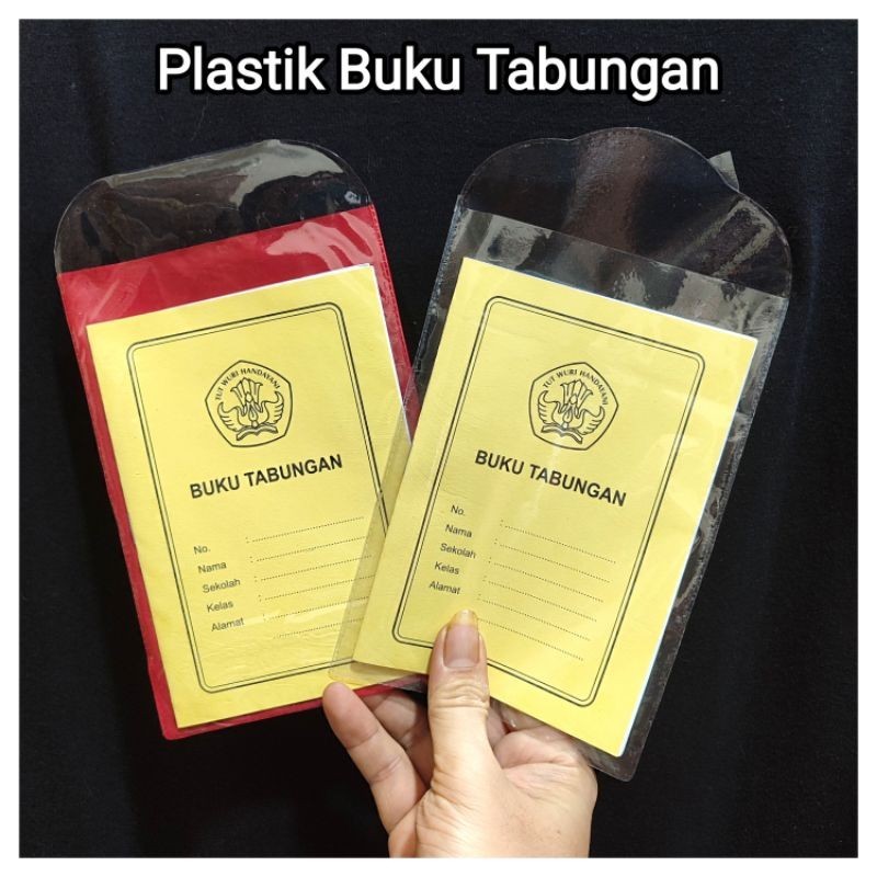 

10 Pcs Plastik Buku Tabungan / Plastik iuran SPP ( 5 Pilihan Warna ) KUALITAS BAGUS