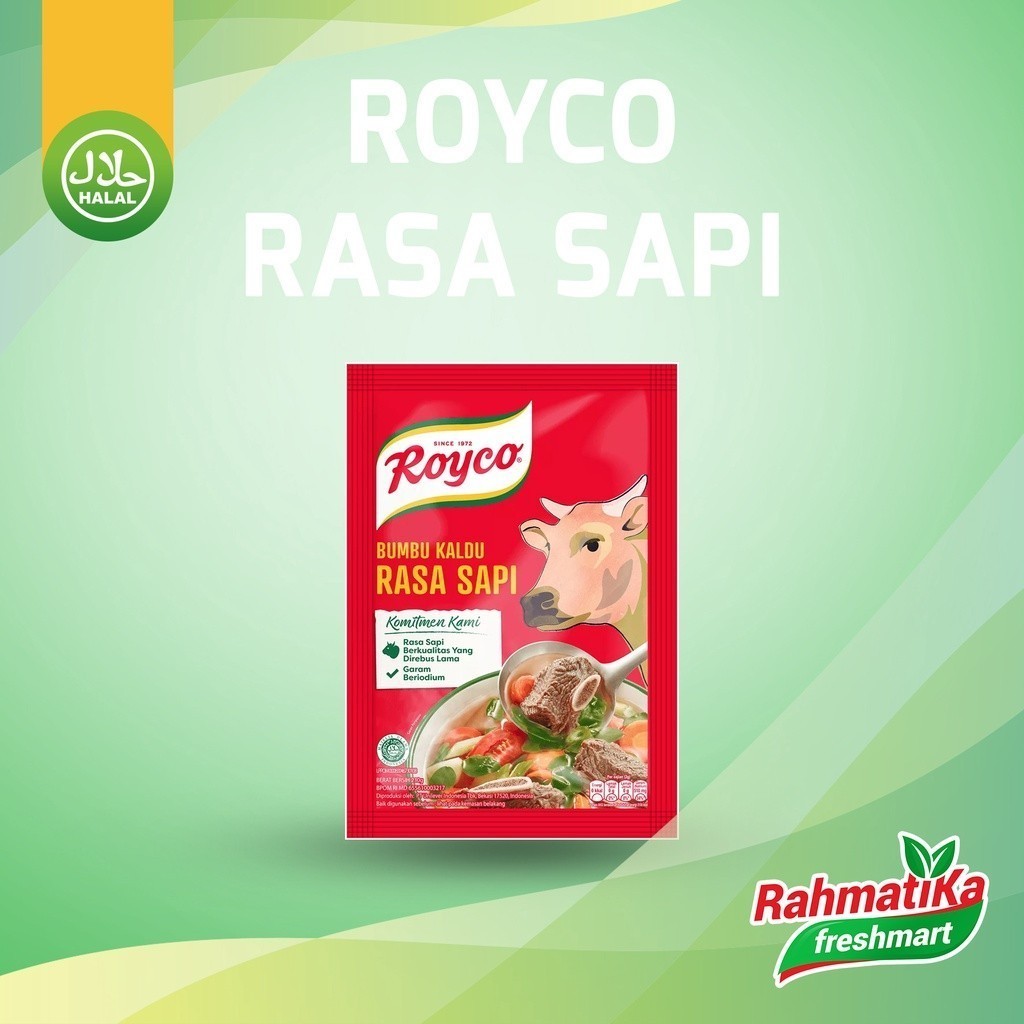 

Royco Sapi / Penyedap Rasa Kaldu Sapi 220 gram (Bumbu Dapur)