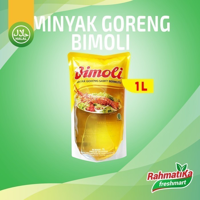 

Bimoli Minyak Goreng Refill / Minyak Goreng Sawit 1 Liter