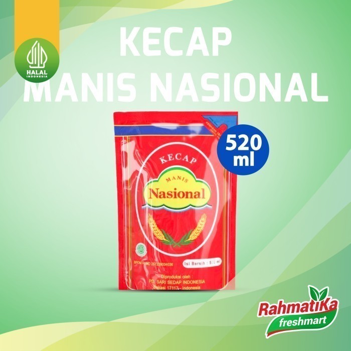 

Kecap Manis Nasional 520 ml (Pouch)