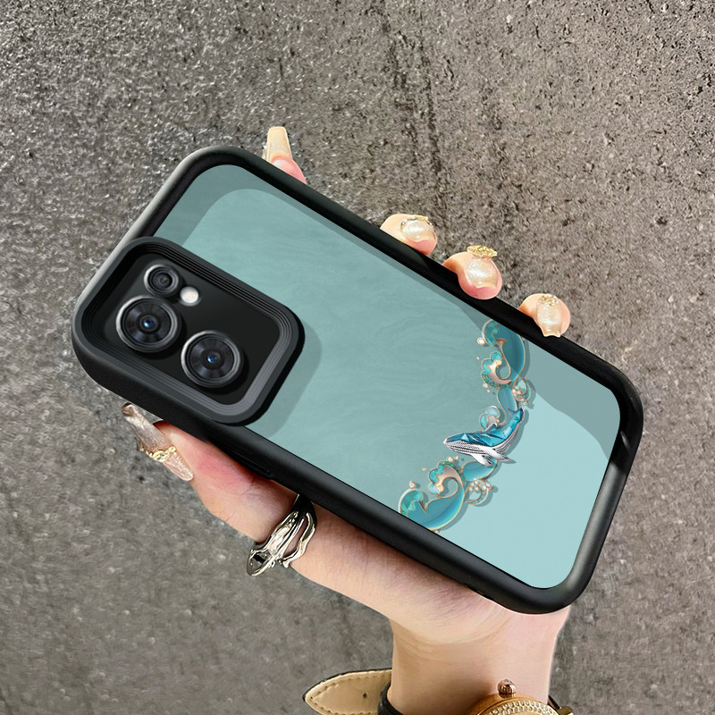 Casing Hp OPPO Reno 8 5G OPPO Reno 8T Case pola perahu cantik Casing HP pelindung silikon lunak peli