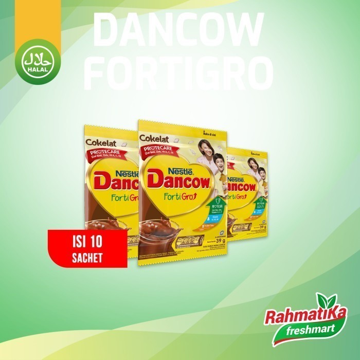 

Dancow FortiGro Cokelat (isi 10 Sachet @27 gram))