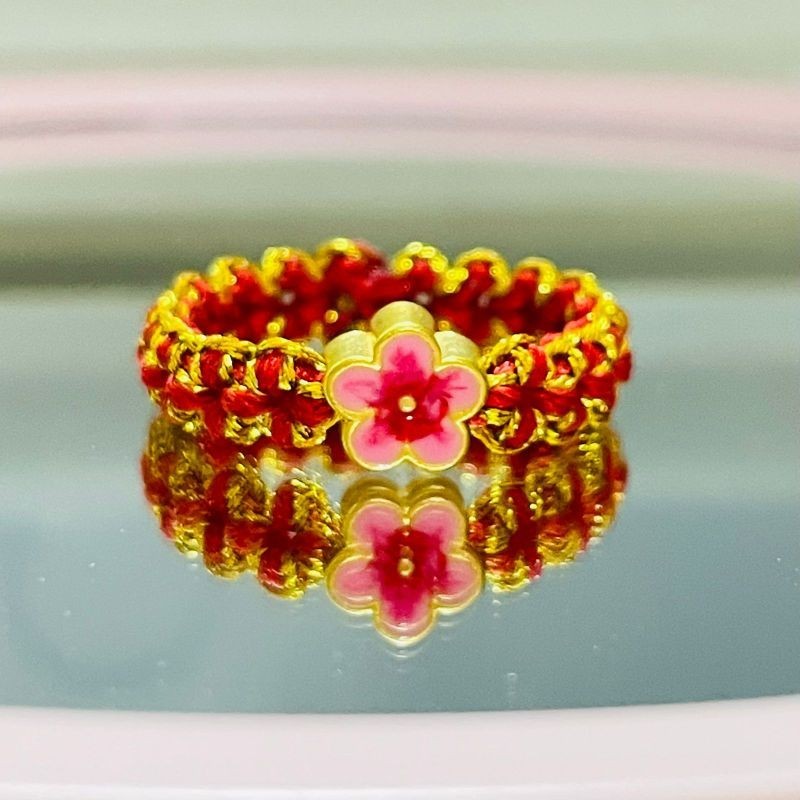 CINCIN SIMPUL TALI EMAS ASLI 24J EMAS HK ASLI 9999%