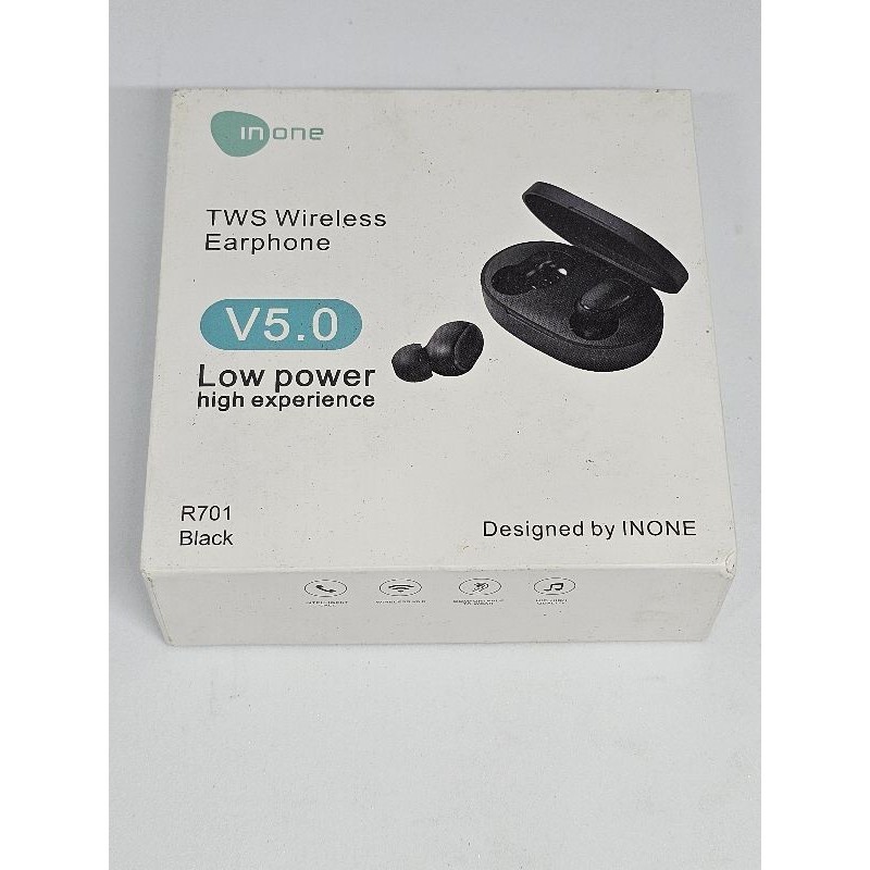 Inone TWS Wireless Earphone Flow 1 Metal Headset Bluetooth V5