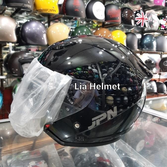 Promo  Helm Half Face Jpn Galaxy Hitam / Helm Jpn Galaxy Hitam Indikaastore