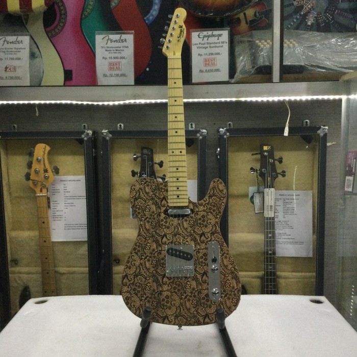 Stinger Ctl710 - Maple Fingerboard Hard Maple, 2 Single Telecaster