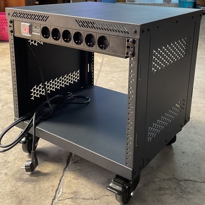 Indorack Sound Rack 8U/12U/15U - Ada Kaca, Pilih Varian