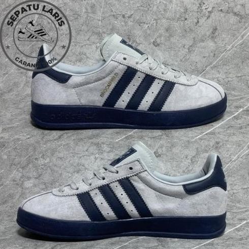 Terlaris Sepatu Sneakers Pria Adidas Broomfield Grey Black Originals Garismula