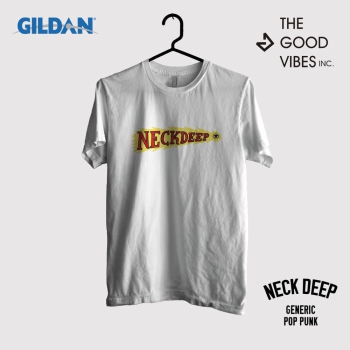 Kaos Band Neck Deep Original Gildan - Parachute