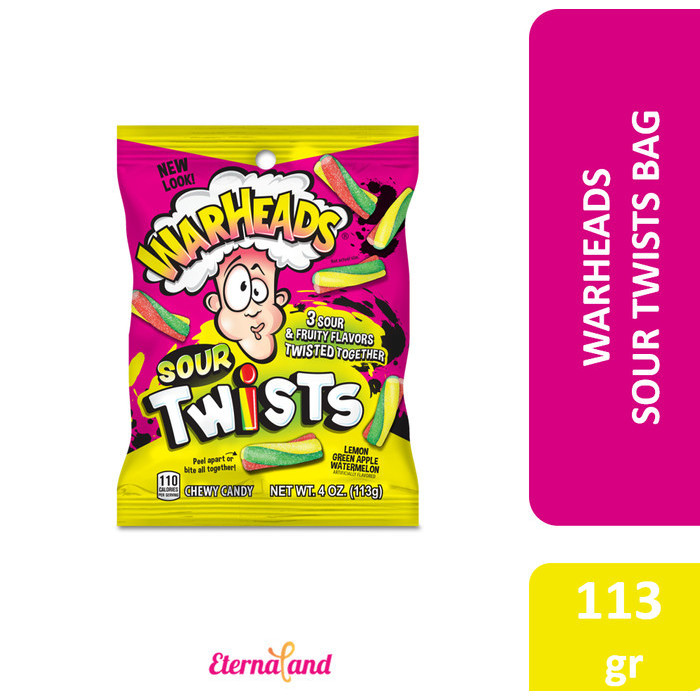 

Orea - Warheads Sour Twists Bag