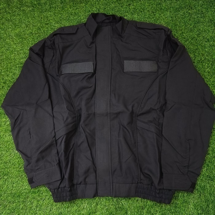 Jaket Hitam Bomber Jatah POLRI / Jaket Hitam Bomber Polisi