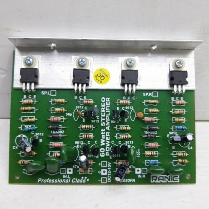 Kit Power Amplifier Stereo 60 Watt Jaguar Re 328