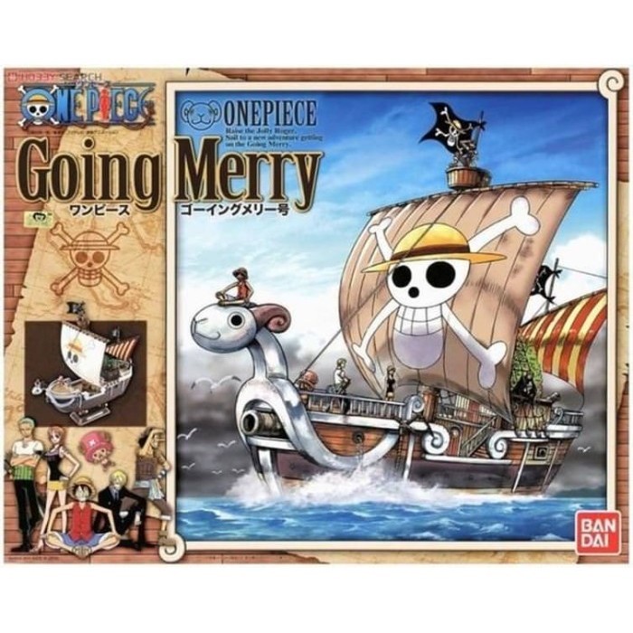 Kapal One Piece Kapal Going Merry ORIGINAL BANDAI 25cm Model Kit