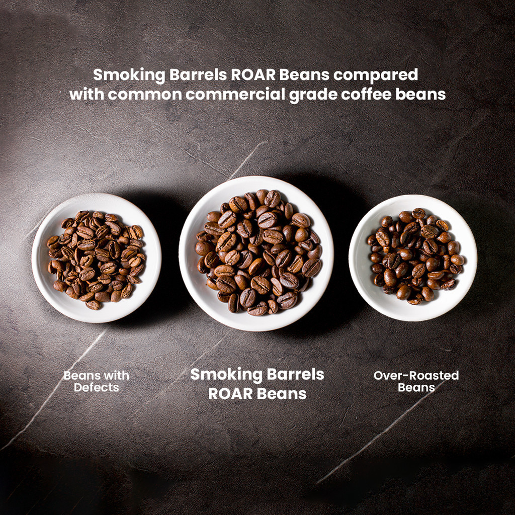 

ROAR 33 BLEND 1KG -Dark Roast Bubuk/Biji Kopi Es Kopi Susu Arabica Roasted Coffee Bean House Blend -