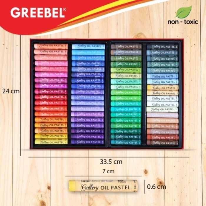 

Greebel Premium Artist Oil Pastels 72 Warna