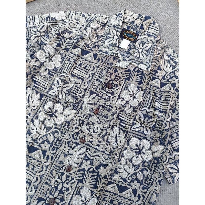 Kemeja Motif Vintage, Aloha Shirt, Hawaiian Shirt