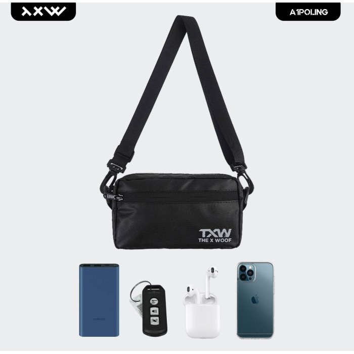Tas Selempang Pria Pouch Clutch Bag The X Woof A1-Poling